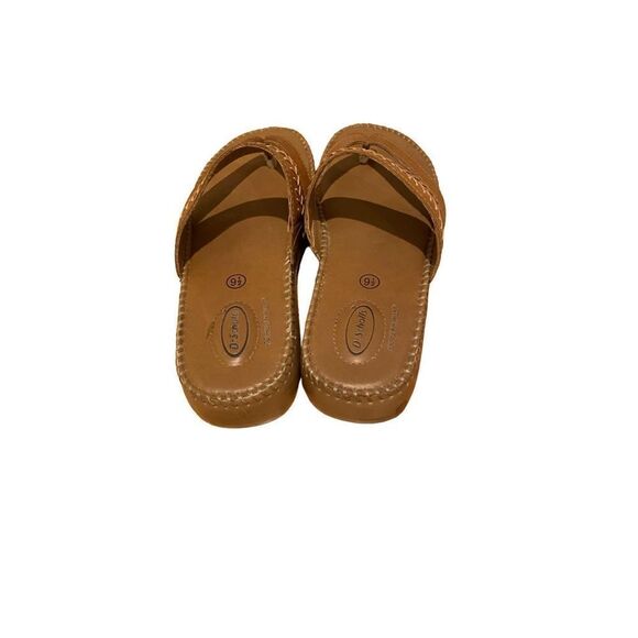 Dr Scholls Tan Slip On Sandals - Picture 3 of 7